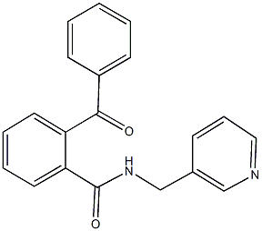 2-benzoyl-N-(3-pyridinylmethyl)benzamide Struktur