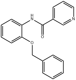 N-[2-(benzyloxy)phenyl]nicotinamide Struktur