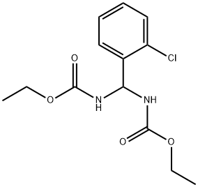 ethyl(2-chlorophenyl)[(ethoxycarbonyl)amino]methylcarbamate Struktur