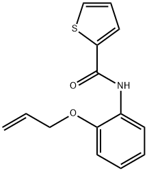 N-[2-(allyloxy)phenyl]-2-thiophenecarboxamide Struktur