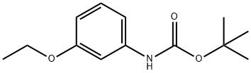 tert-butyl 3-ethoxyphenylcarbamate Struktur