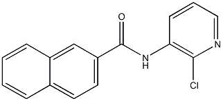 N-(2-chloro-3-pyridinyl)-2-naphthamide Struktur