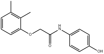 2-(2,3-dimethylphenoxy)-N-(4-hydroxyphenyl)acetamide Struktur