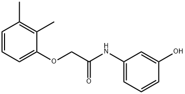 2-(2,3-dimethylphenoxy)-N-(3-hydroxyphenyl)acetamide Struktur