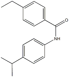 4-ethyl-N-(4-isopropylphenyl)benzamide Struktur