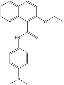 N-[4-(dimethylamino)phenyl]-2-ethoxy-1-naphthamide Struktur