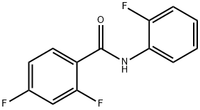 2,4-difluoro-N-(2-fluorophenyl)benzamide Struktur