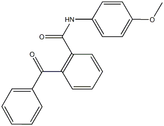 2-benzoyl-N-(4-methoxyphenyl)benzamide Struktur