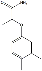 2-(3,4-dimethylphenoxy)propanamide Struktur