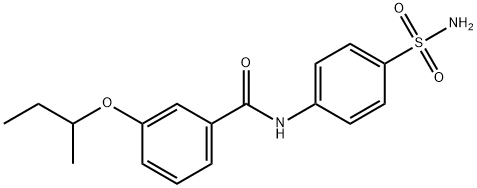 N-[4-(aminosulfonyl)phenyl]-3-(sec-butoxy)benzamide Struktur