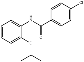 4-chloro-N-(2-isopropoxyphenyl)benzamide Struktur