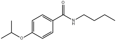 N-butyl-4-isopropoxybenzamide Struktur