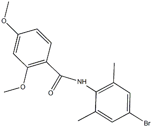 N-(4-bromo-2,6-dimethylphenyl)-2,4-dimethoxybenzamide Struktur