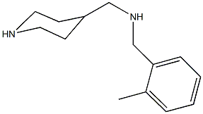 N-(2-methylbenzyl)-N-(4-piperidinylmethyl)amine Struktur