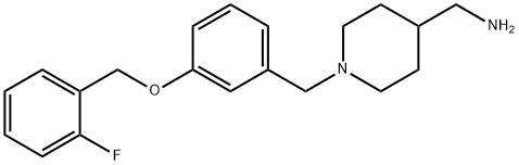 N-{3-[(2-fluorobenzyl)oxy]benzyl}-N-(4-piperidinylmethyl)amine Struktur