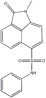 1-methyl-2-oxo-N-phenyl-1,2-dihydrobenzo[cd]indole-6-sulfonamide Struktur