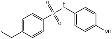 4-ethyl-N-(4-hydroxyphenyl)benzenesulfonamide Struktur