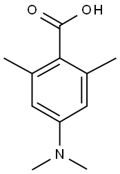 4-(dimethylamino)-2,6-dimethylbenzoic acid Struktur