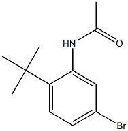 N-(5-bromo-2-tert-butylphenyl)acetamide Struktur