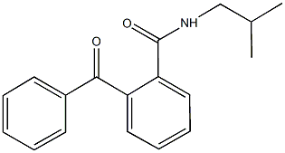 2-benzoyl-N-isobutylbenzamide Struktur