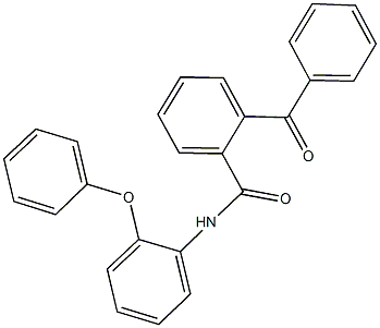 2-benzoyl-N-(2-phenoxyphenyl)benzamide Struktur