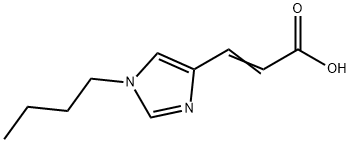 3-(1-butyl-1H-imidazol-4-yl)acrylic acid Struktur