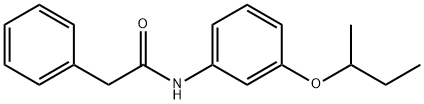 N-[3-(sec-butoxy)phenyl]-2-phenylacetamide Struktur