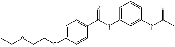 N-[3-(acetylamino)phenyl]-4-(2-ethoxyethoxy)benzamide|