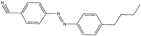 4-[(4-butylphenyl)diazenyl]benzonitrile Struktur