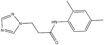 N-(2,4-dimethylphenyl)-3-(1H-1,2,4-triazol-1-yl)propanamide Struktur