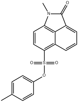 4-methylphenyl 1-methyl-2-oxo-1,2-dihydrobenzo[cd]indole-6-sulfonate Struktur