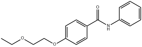 4-(2-ethoxyethoxy)-N-phenylbenzamide Struktur