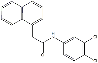 N-(3,4-dichlorophenyl)-2-(1-naphthyl)acetamide Struktur