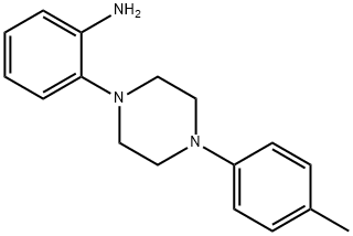 2-[4-(4-methylphenyl)-1-piperazinyl]phenylamine Struktur