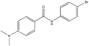 N-(4-bromophenyl)-4-(dimethylamino)benzamide Struktur