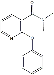 N,N-dimethyl-2-phenoxynicotinamide Struktur