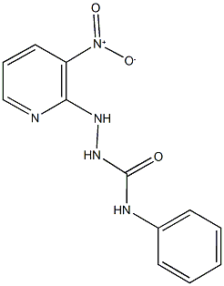 2-{3-nitro-2-pyridinyl}-N-phenylhydrazinecarboxamide Struktur