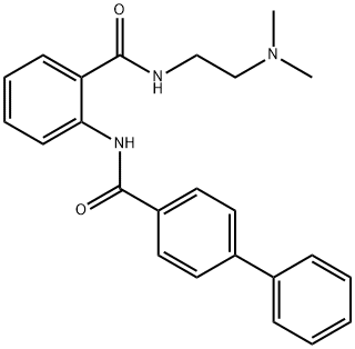 N-[2-({[2-(dimethylamino)ethyl]amino}carbonyl)phenyl][1,1'-biphenyl]-4-carboxamide Struktur