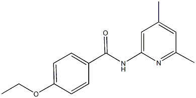 N-(4,6-dimethyl-2-pyridinyl)-4-ethoxybenzamide Struktur