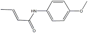 N-(4-methoxyphenyl)-2-butenamide Struktur