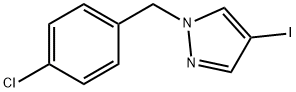 1-(4-chlorobenzyl)-4-iodo-1H-pyrazole Struktur