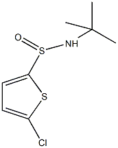 N-(tert-butyl)-5-chlorothiophene-2-sulfinamide Struktur