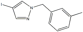 4-iodo-1-(3-methylbenzyl)-1H-pyrazole Struktur