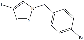 1-(4-bromobenzyl)-4-iodo-1H-pyrazole Struktur