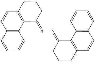 2,3-dihydro-4(1H)-phenanthrenone 2,3-dihydro-4(1H)-phenanthrenylidenehydrazone Struktur