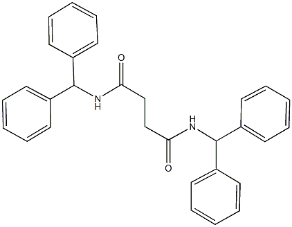 N~1~,N~4~-dibenzhydrylsuccinamide Struktur