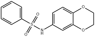 N-(2,3-dihydro-1,4-benzodioxin-6-yl)benzenesulfonamide Struktur