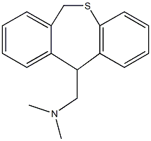 N-(6,11-dihydrodibenzo[b,e]thiepin-11-ylmethyl)-N,N-dimethylamine Struktur