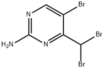 5-bromo-4-(dibromomethyl)-2-pyrimidinylamine Struktur