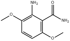 2-amino-3,6-dimethoxybenzamide Struktur